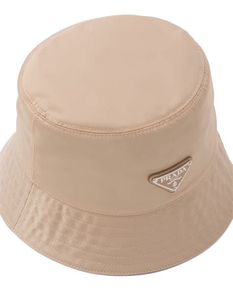 prada bucket hat beige|prada bucket hat sizing.